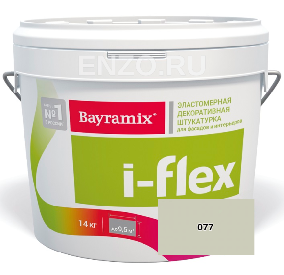 Bayramix i-Flex Штукатурка декоративная эластомерная, 14 кг. Bayramix i-Flex Штукатурка декоративная эластомерная, 14 кг.