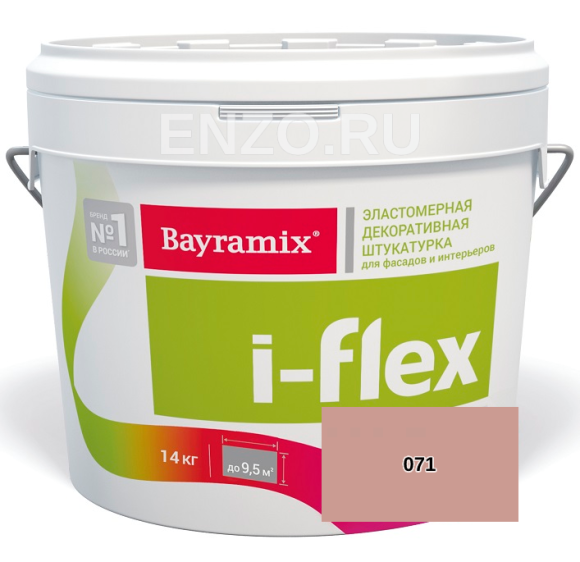 Bayramix i-Flex Штукатурка декоративная эластомерная, 14 кг. Bayramix i-Flex Штукатурка декоративная эластомерная, 14 кг.