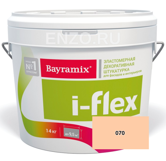 Bayramix i-Flex Штукатурка декоративная эластомерная, 14 кг. Bayramix i-Flex Штукатурка декоративная эластомерная, 14 кг.
