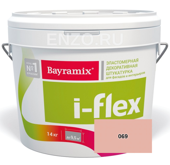 Bayramix i-Flex Штукатурка декоративная эластомерная, 14 кг. Bayramix i-Flex Штукатурка декоративная эластомерная, 14 кг.