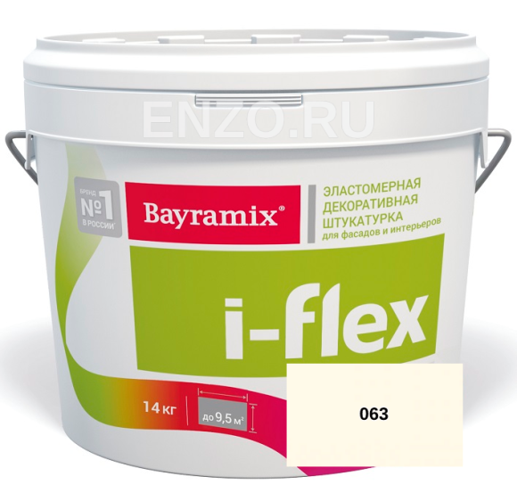 Bayramix i-Flex Штукатурка декоративная эластомерная, 14 кг. Bayramix i-Flex Штукатурка декоративная эластомерная, 14 кг.