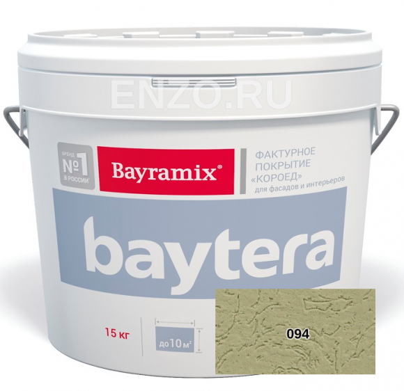 Bayramix Baytera Штукатурка декоративная Короед фракция 1.5 мм, 15 кг Bayramix Baytera Штукатурка декоративная Короед фракция 1.5 мм, 15 кг