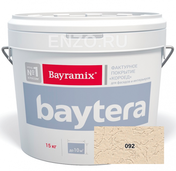 Bayramix Baytera Штукатурка декоративная Короед фракция 1.5 мм, 15 кг Bayramix Baytera Штукатурка декоративная Короед фракция 1.5 мм, 15 кг