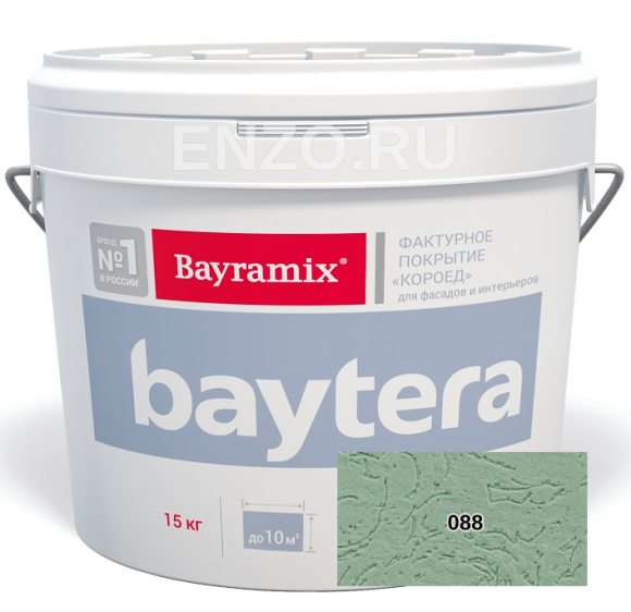 Bayramix Baytera Штукатурка декоративная Короед фракция 1.5 мм, 15 кг Bayramix Baytera Штукатурка декоративная Короед фракция 1.5 мм, 15 кг