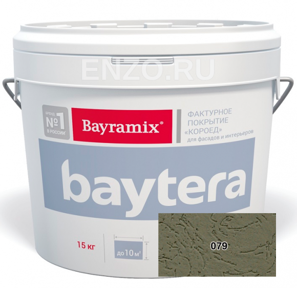 Bayramix Baytera Штукатурка декоративная Короед фракция 1.5 мм, 15 кг Bayramix Baytera Штукатурка декоративная Короед фракция 1.5 мм, 15 кг