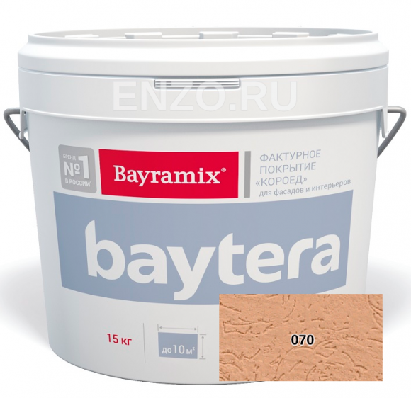 Bayramix Baytera Штукатурка декоративная Короед фракция 1.5 мм, 15 кг Bayramix Baytera Штукатурка декоративная Короед фракция 1.5 мм, 15 кг