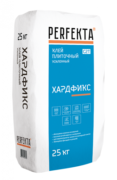 Perfekta Хардфикс Клей плиточный усиленный, 25 кг. Perfekta Хардфикс Клей плиточный усиленный, 25 кг.