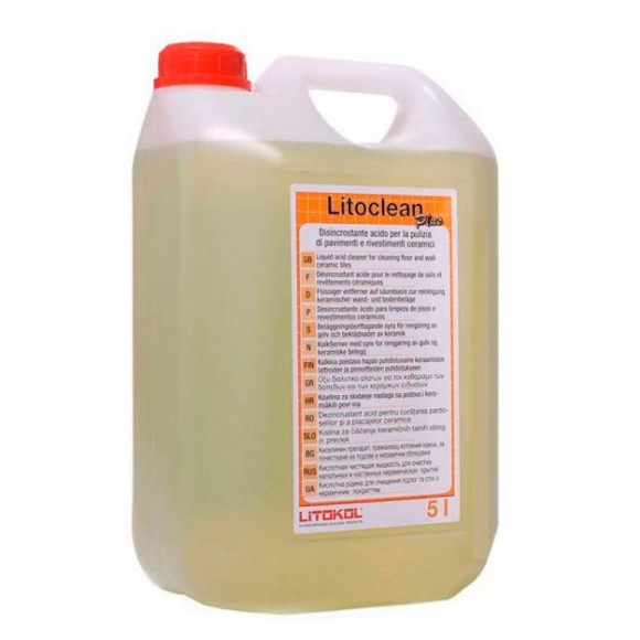 Litokol Litoclean Средство для очистки плитки и керамогранита, 5 л.