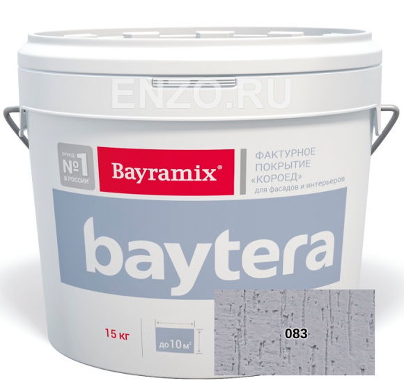 Bayramix Baytera Штукатурка декоративная Короед фракция 2 мм, 15 кг