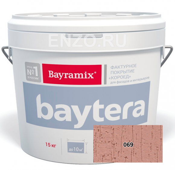 Bayramix Baytera Штукатурка декоративная Короед фракция 2 мм, 15 кг