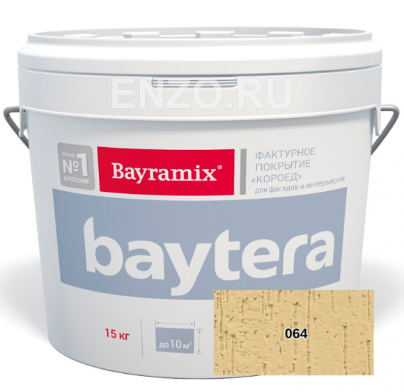 Bayramix Baytera Штукатурка декоративная Короед фракция 2 мм, 15 кг