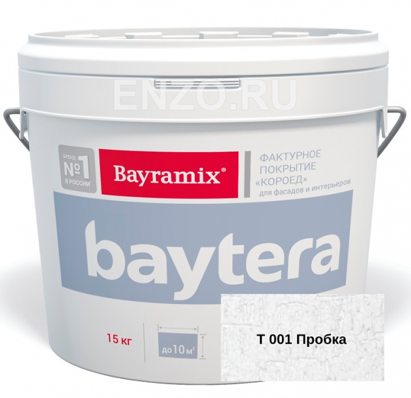 Bayramix Baytera Штукатурка декоративная Короед фракция 2 мм, 15 кг